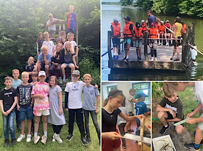 4a auf Klassenfahrt im Müritz-Nationalpark unterwegs