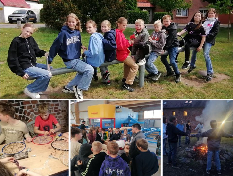 4b auf Klassenfahrt an den Kummerower See