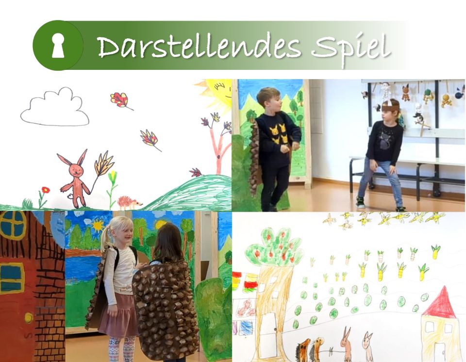 Blick durch´s Schlüsselloch zu Klasse 1