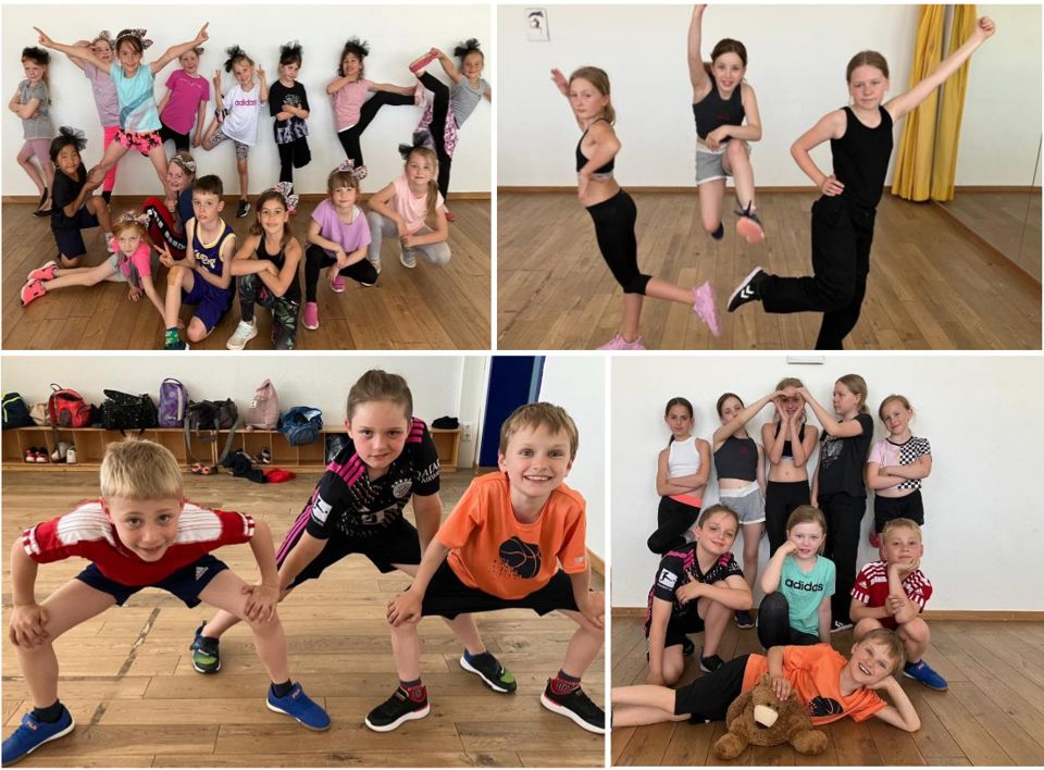 Coole Hip-Hop-Moves oder Tanz-Choreos in der Gruppe trainieren