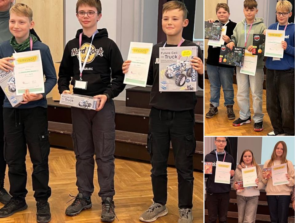 Teilnahme der 6. Klassen bei den „Einstein Mint Masters“
