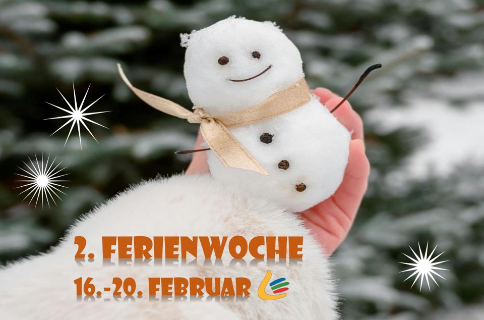 Unser Programm in der 2. Winterferien-Woche: