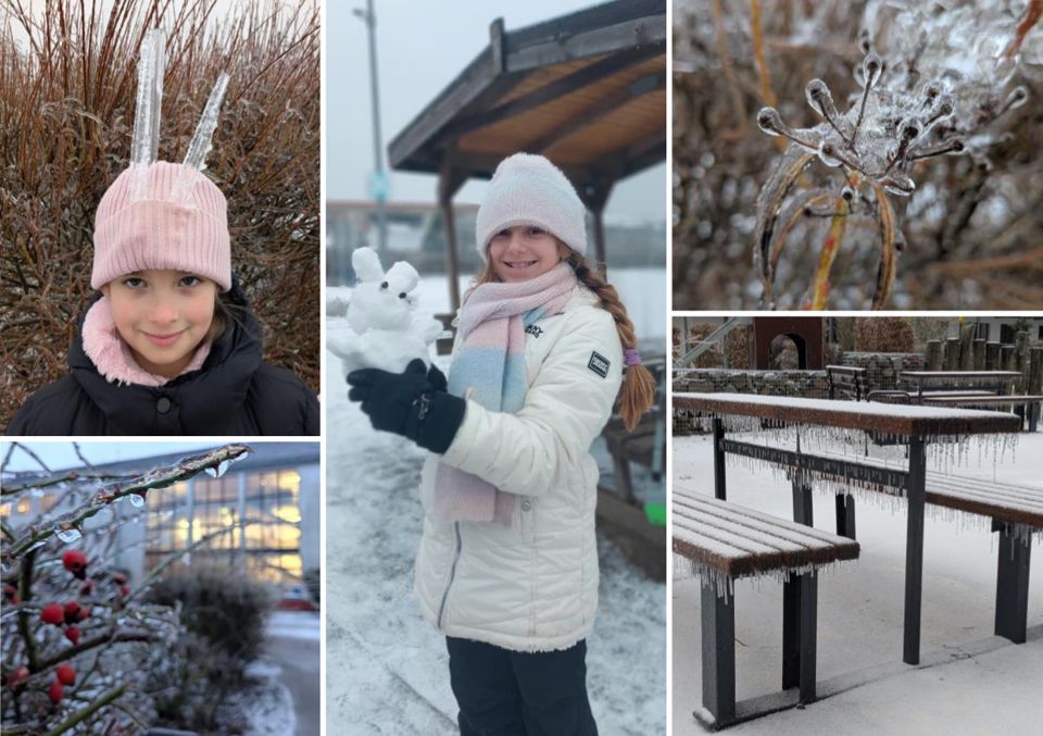 Winter-Momente in der Notbetreuung